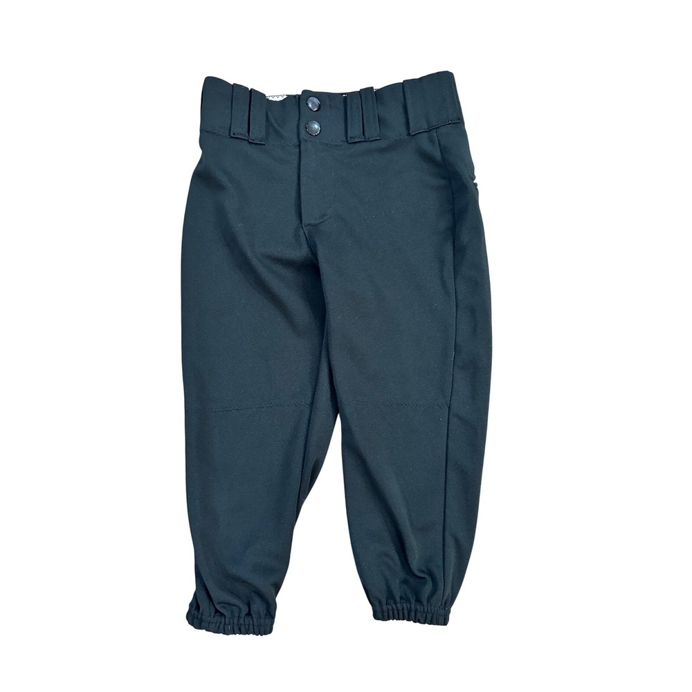 Alleson Athletic Girls Black Polyester‎ Baseball Softball Pants Size S
